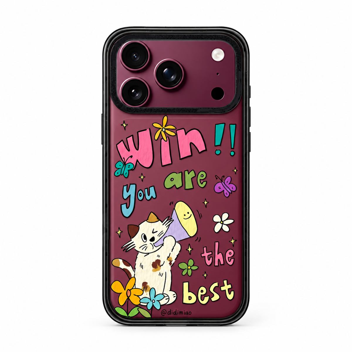 Cat Love Gift Acrylic iPhone Case