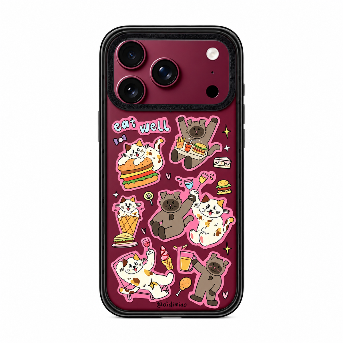 Cat Love Gift Acrylic iPhone Case