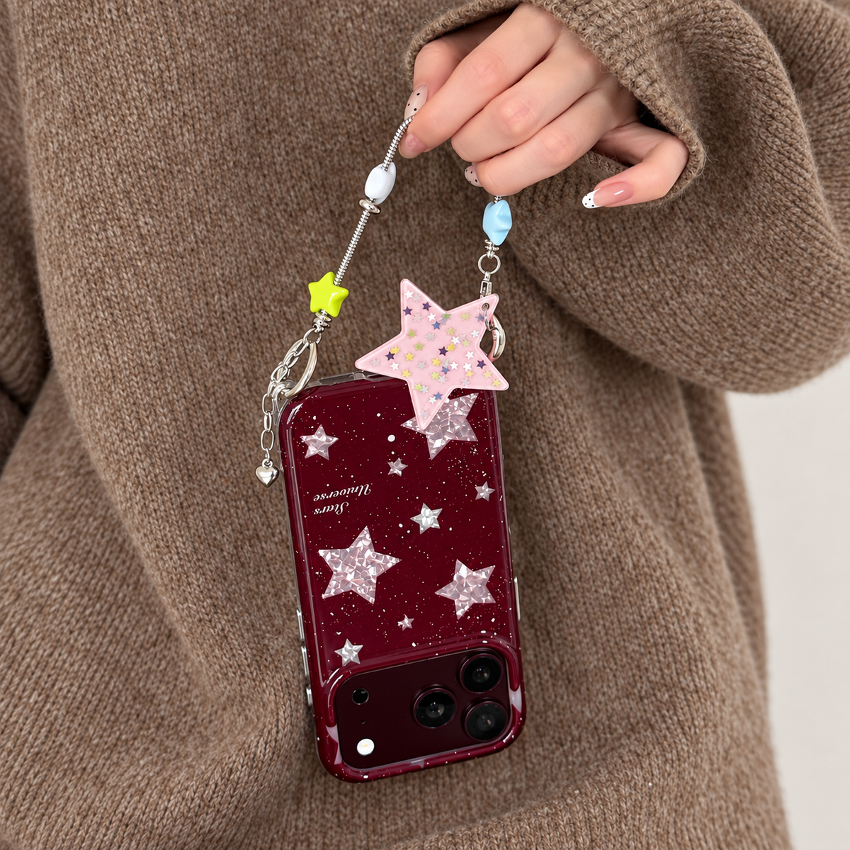 Cherry Star Charm iPhone Case