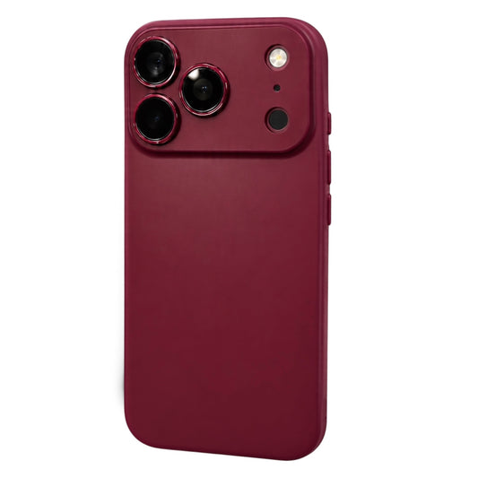 Burgundy Matte iPhone Case