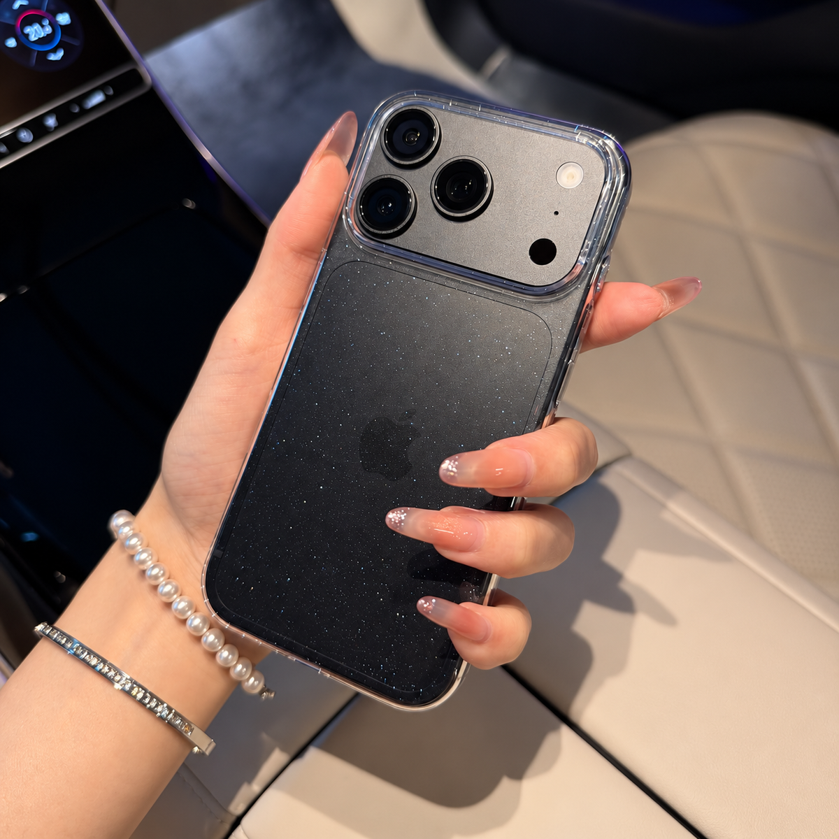 New Sparkly clear iPhone Case