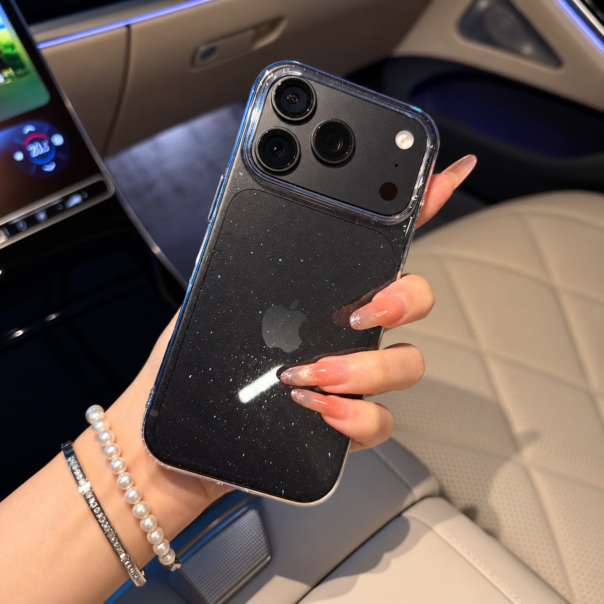 New Sparkly clear iPhone Case