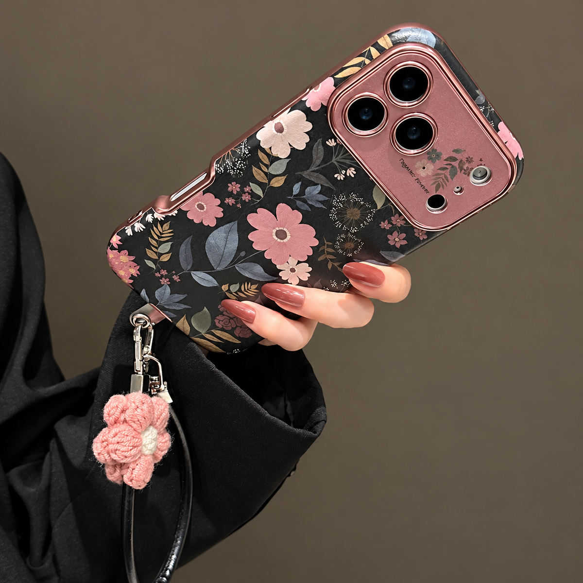 Floral Crossbody iPhone Case