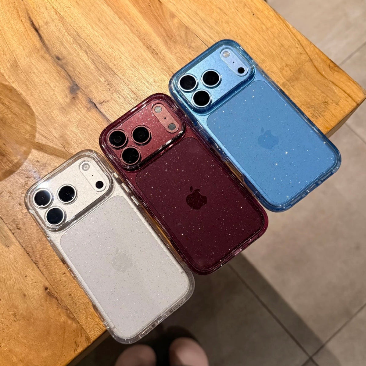 Glitter Clear iPhone Case