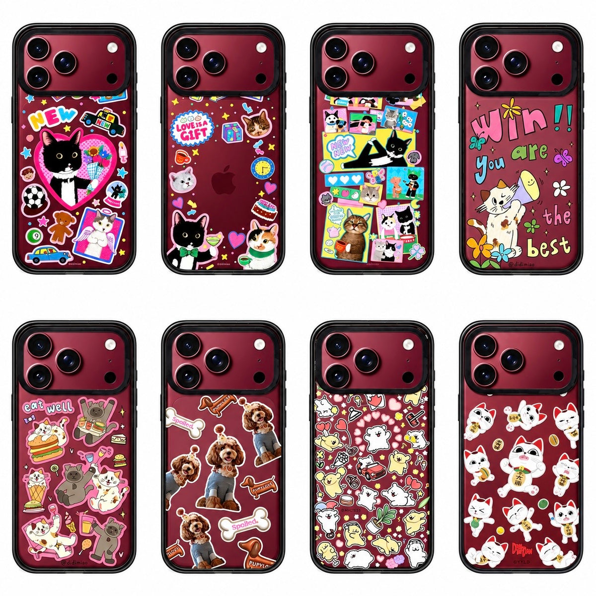 Cat Love Gift Acrylic iPhone Case