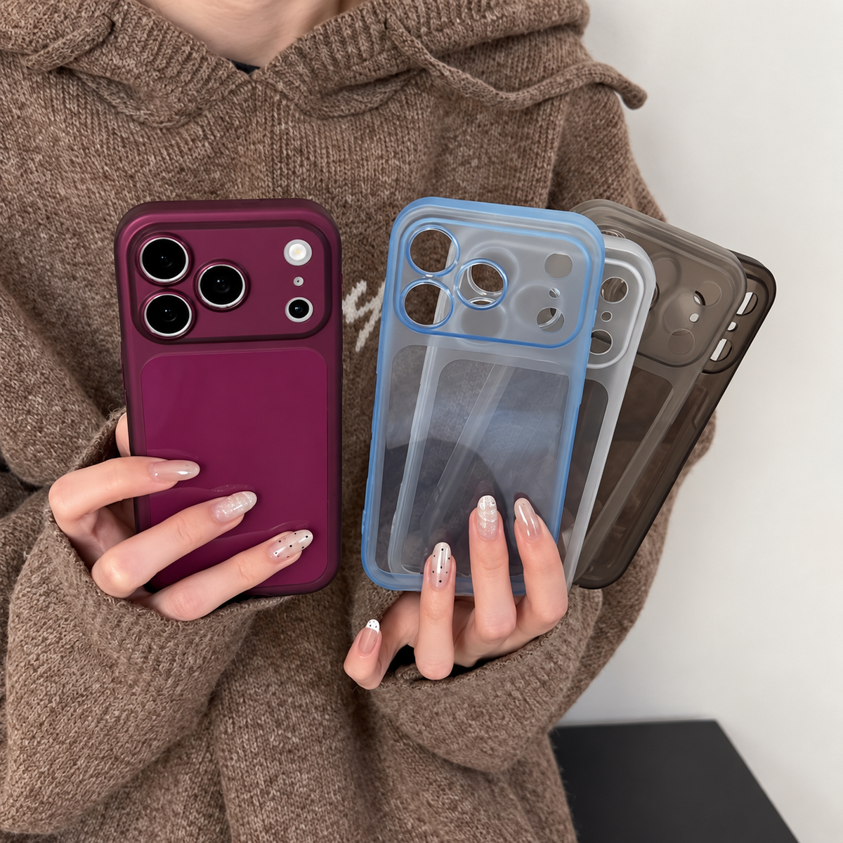 Deep Cherry Red iPhone Case
