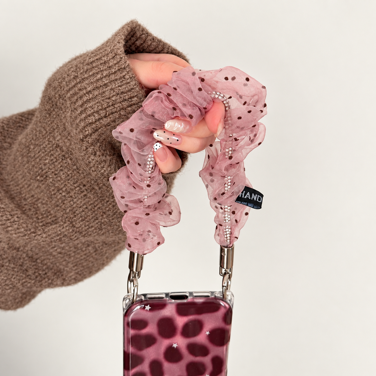 Cherry Red Leopard iPhone Case