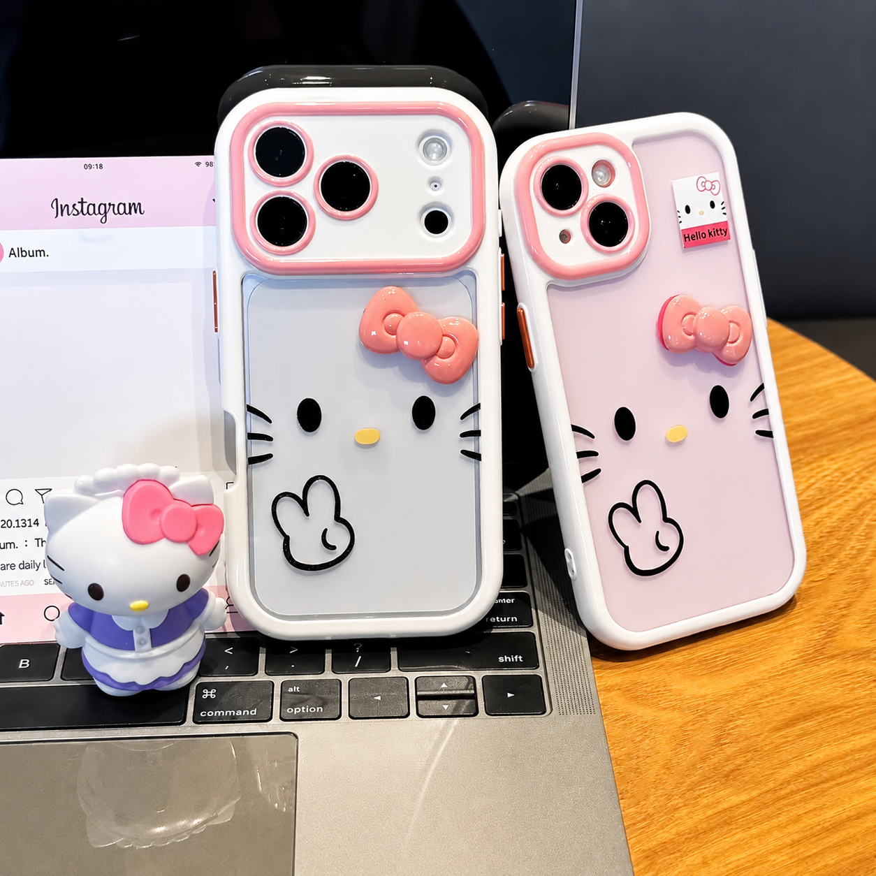 Cute Blushing Kitty Cartoon Phone Case