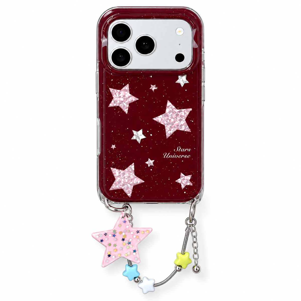 Cherry Star Charm iPhone Case