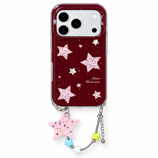 Cherry Star Charm iPhone Case