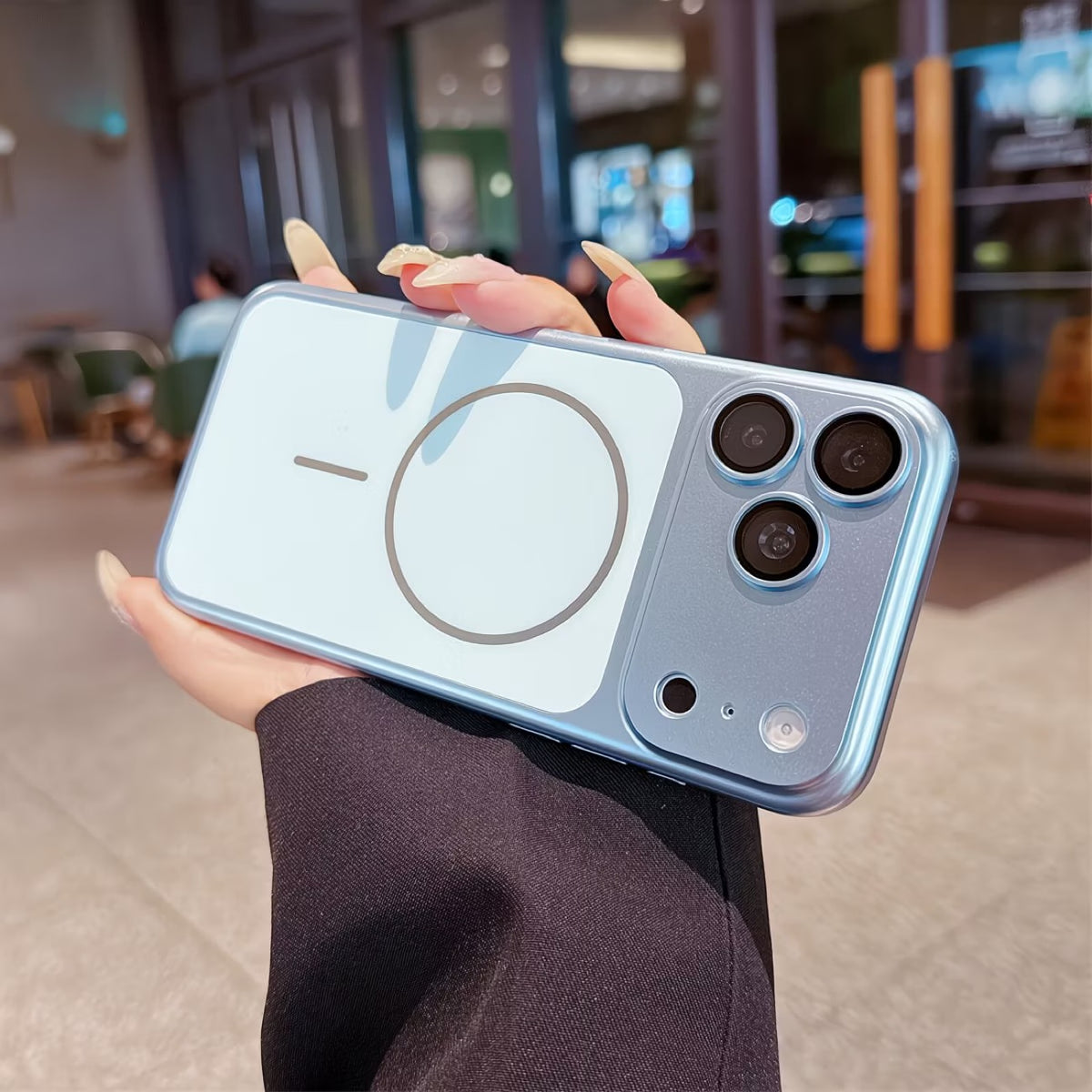 Magnetic Matte Full-Coverage iPhone Case